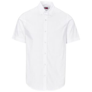 Mens Short Sleeve Cotton Twill Moderna Shirt
