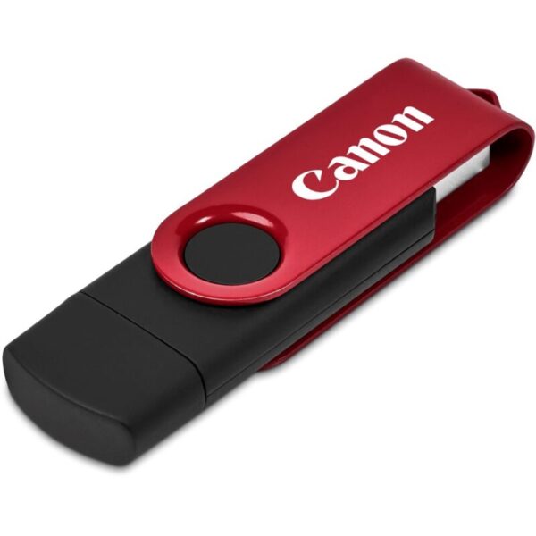 Shuffle Gyro Black Flash Drive – 8GB - Image 4