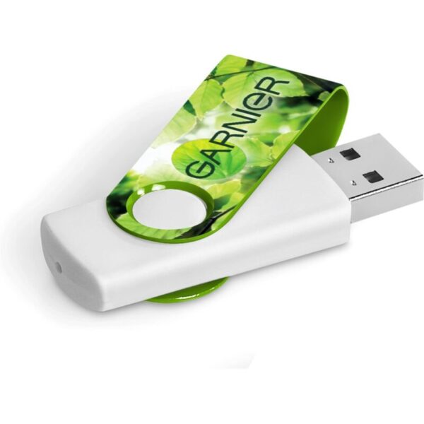 Axis Gyro White Flash Drive - 32GB - Image 3