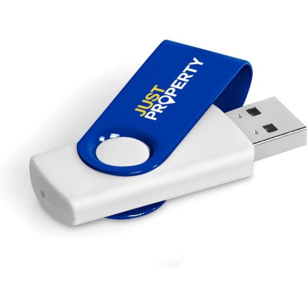 Axis Gyro White Flash Drive - 32GB - Image 5