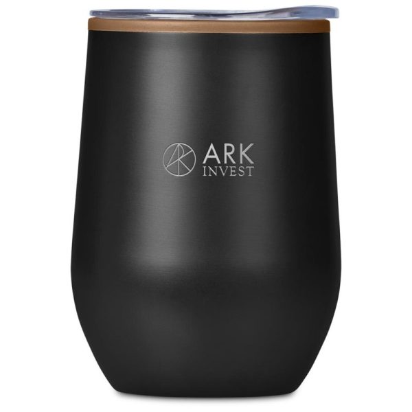 Serendipio Ovolo Stainless Steel & Plastic Double-Wall Tumbler – 350ml - Image 2