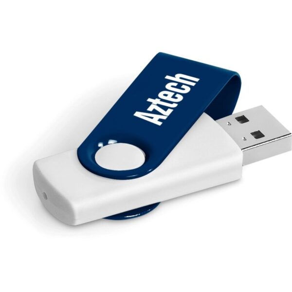Axis Gyro White Flash Drive - 32GB - Image 6