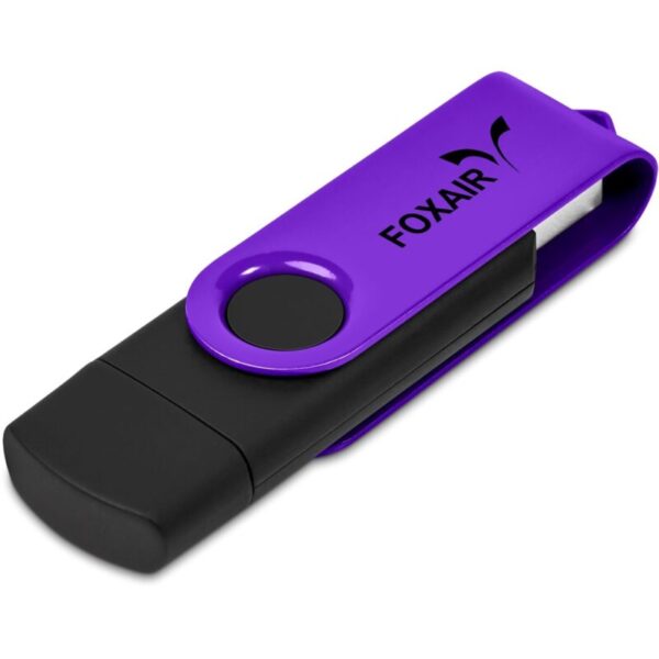 Shuffle Gyro Black Flash Drive – 32GB - Image 3
