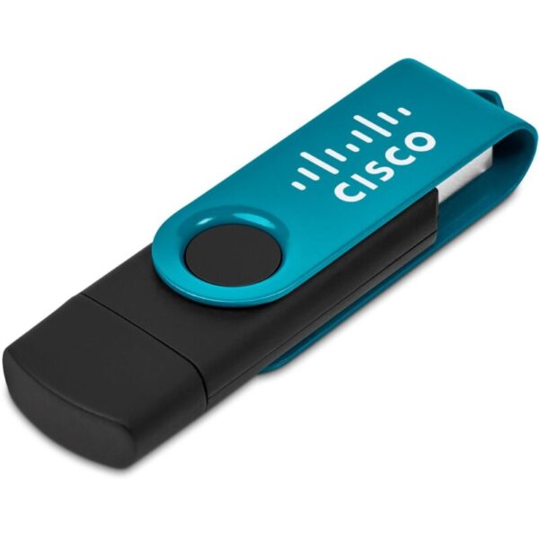 Shuffle Gyro Black Flash Drive – 8GB - Image 5