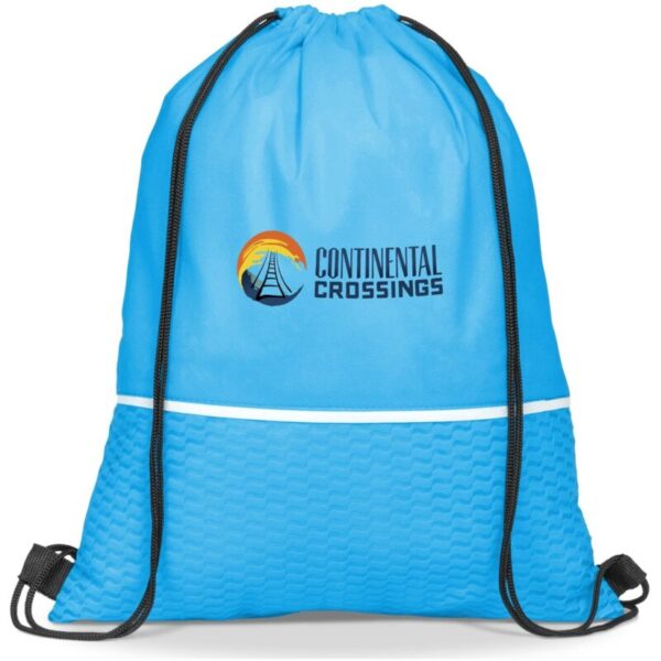 Brighton Non-Woven Drawstring Bag - Image 2
