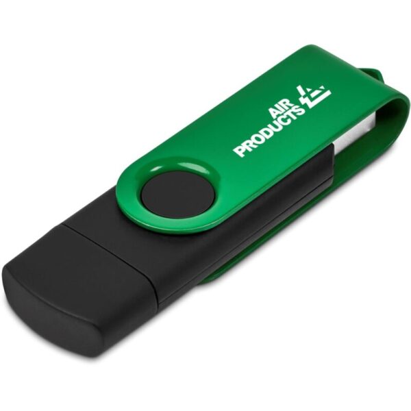 Shuffle Gyro Black Flash Drive – 8GB - Image 7