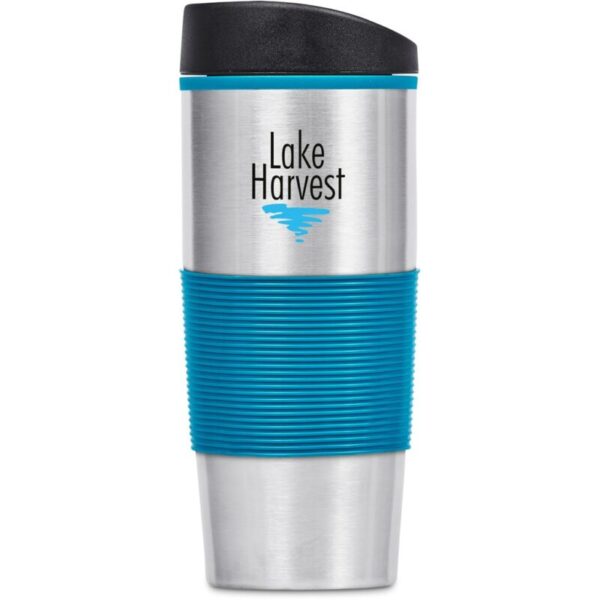 Ridge Stainless Steel & Plastic Double-Wall Tumbler - 450ml - Image 2
