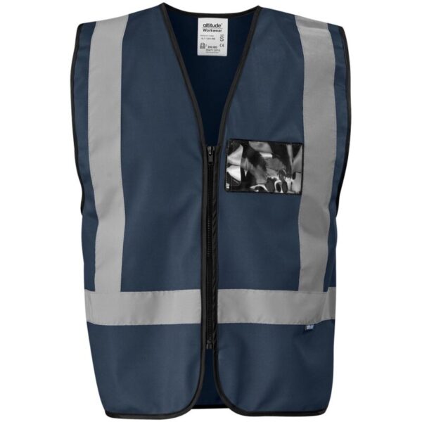 Direction En4 Hi-Viz Reflective Full Zip Vest - Image 4