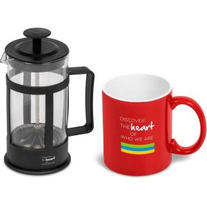 Cafe Omega Coffee Set - Red