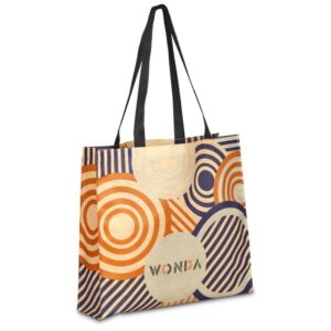Pre-Printed Sample Hoppla Footloose RPET Stitch-Bond Shopper
