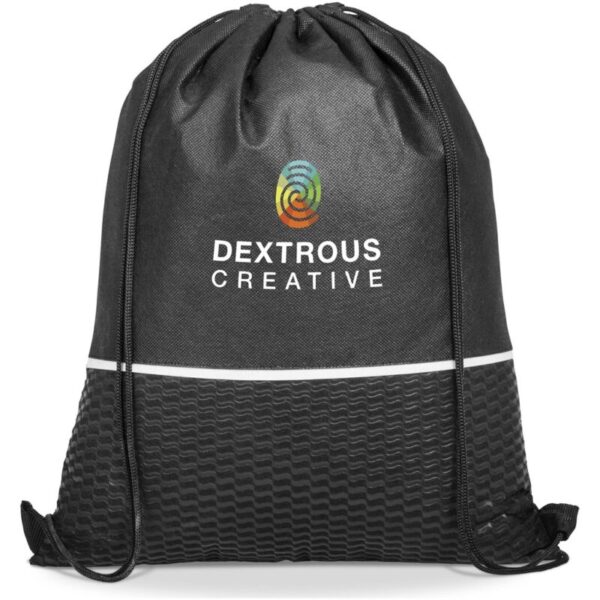 Brighton Non-Woven Drawstring Bag - Image 4