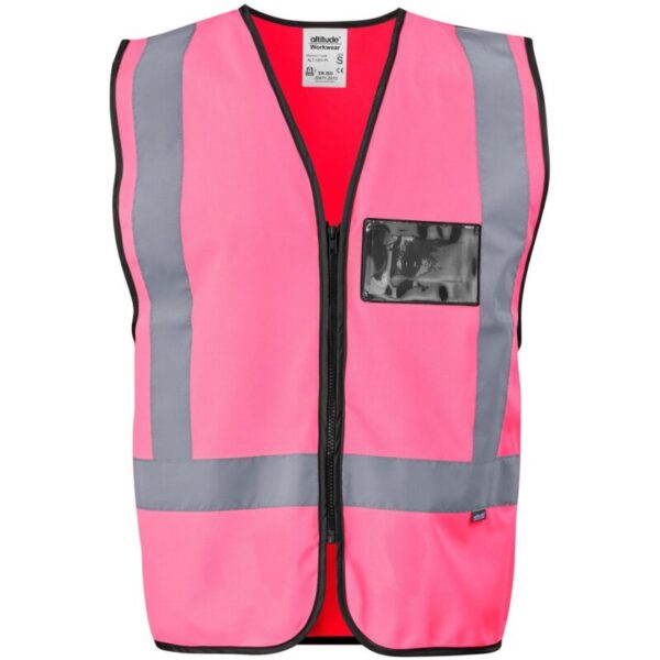 Direction En4 Hi-Viz Reflective Full Zip Vest - Image 6