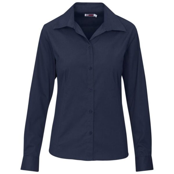 Ladies Long Sleeve Cotton Twill Moderna Shirt - Image 2
