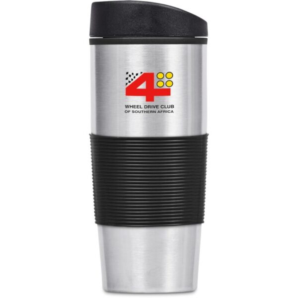 Ridge Stainless Steel & Plastic Double-Wall Tumbler - 450ml - Image 4