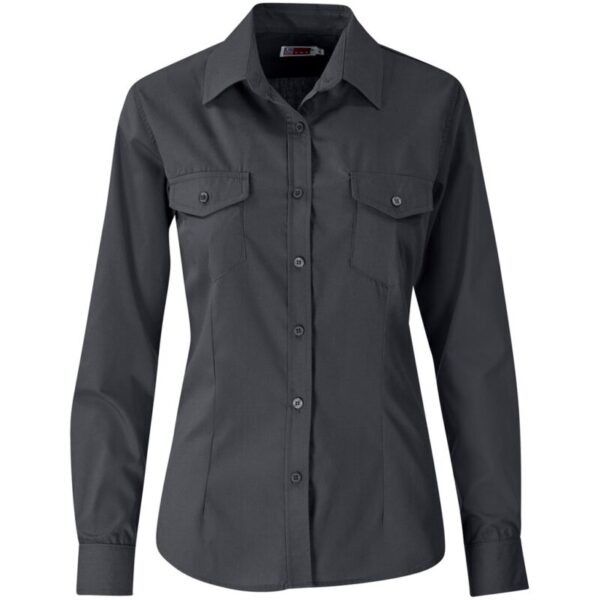 Ladies Long Sleeve Kensington Shirt - Image 5