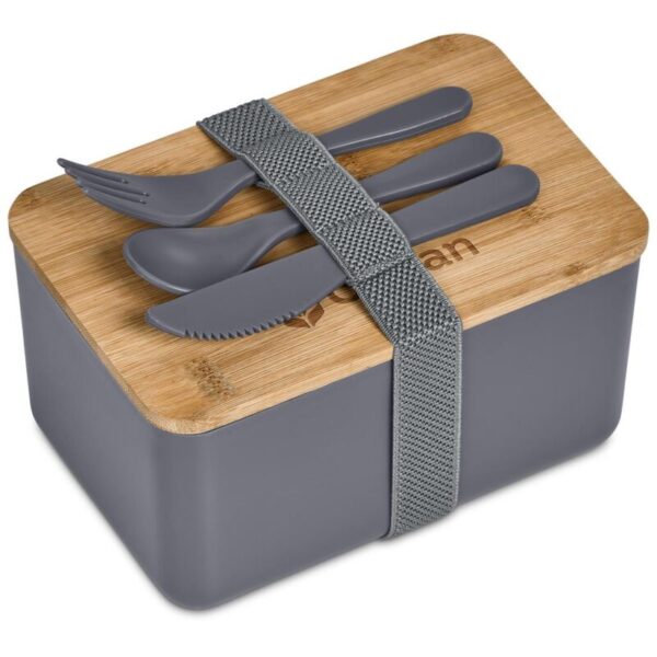 Okiyo Pasuta Recycled Plastic & Bamboo Lunch Box - Image 2