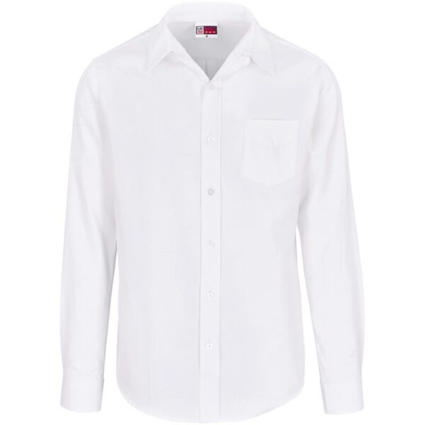 Mens Long Sleeve Oxford Shirt - Image 3