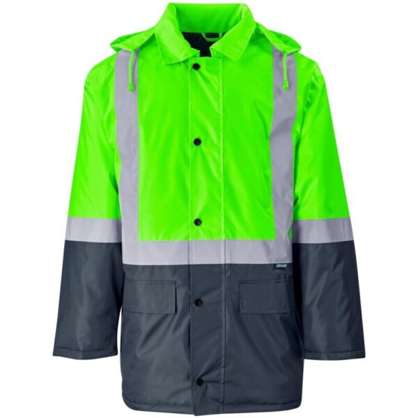 Hazard Padded Two-Tone Hi-Viz Reflective Jacket - Image 3