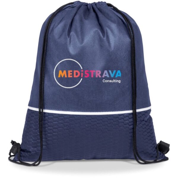 Brighton Non-Woven Drawstring Bag - Image 5