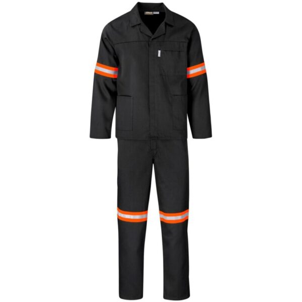 Trade Polycotton Conti Suit - Reflective Arms & Legs - Orange Tape - Image 8