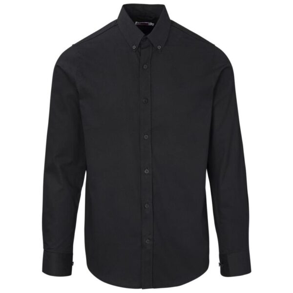Mens Long Sleeve Cotton Twill Moderna  Shirt - Image 3