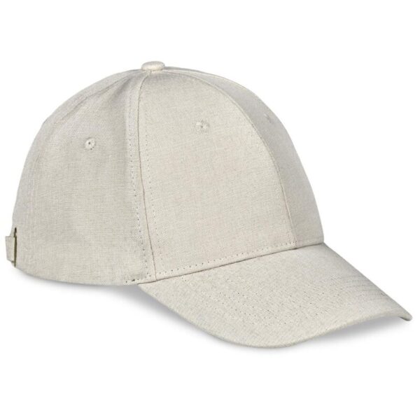 Austin Linen Cap - 6 Panel - Image 3