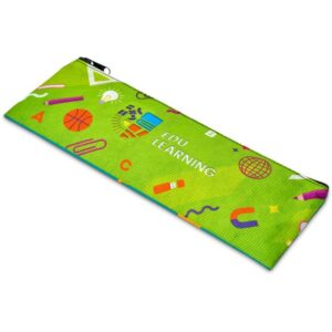 Pre-Printed Sample Hoppla Parker Recycled PET Stitch-Bond Pencil Case