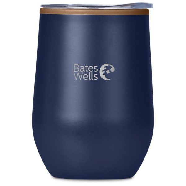 Serendipio Ovolo Stainless Steel & Plastic Double-Wall Tumbler – 350ml - Image 4